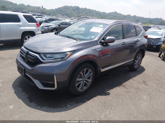 2020 Honda Cr-v Hybrid Touring მანქანა იყიდება აუქციონზე, vin: 7FART6H92LE018126, აუქციონის ნომერი: 45553885