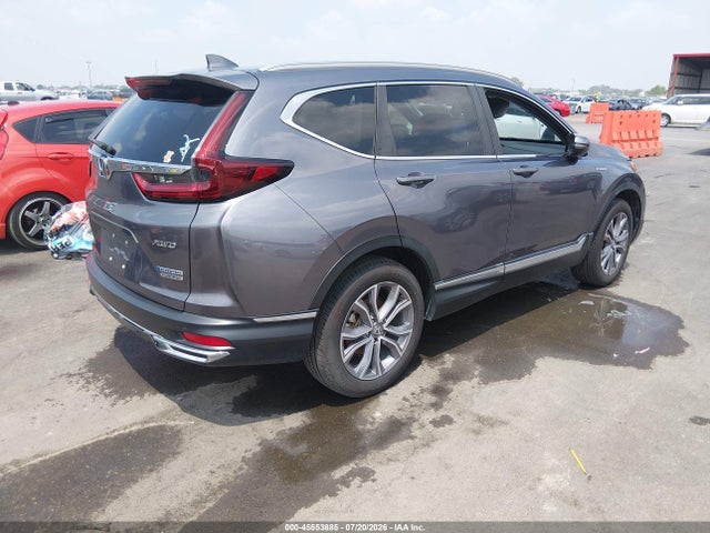 2020 Honda Cr-v Hybrid Touring მანქანა იყიდება აუქციონზე, vin: 7FART6H92LE018126, აუქციონის ნომერი: 45553885