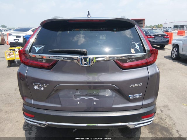 2020 Honda Cr-v Hybrid Touring მანქანა იყიდება აუქციონზე, vin: 7FART6H92LE018126, აუქციონის ნომერი: 45553885