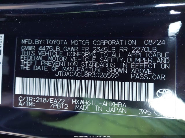 JTDACACU8R3028592 Toyota Prius Prime Xse Premium