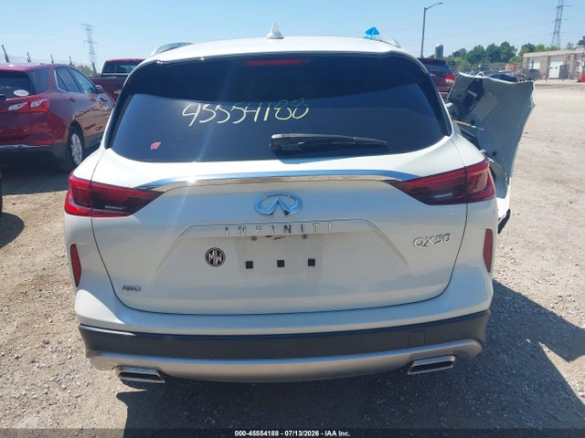 45554188 :رقم المزاد ، 3PCAJ5M30KF132621 vin ، 2019 Infiniti Qx50 Luxe مزاد بيع