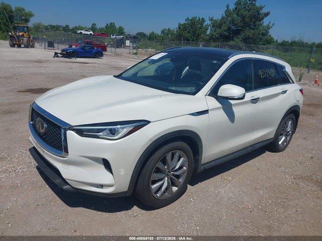 45554188 :رقم المزاد ، 3PCAJ5M30KF132621 vin ، 2019 Infiniti Qx50 Luxe مزاد بيع