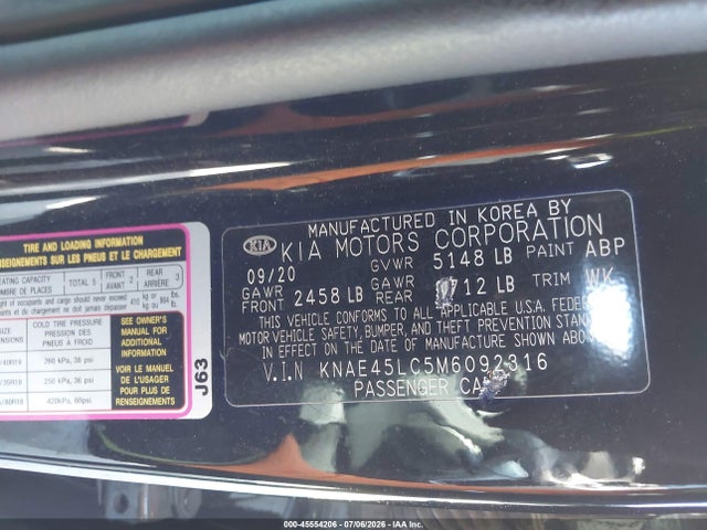 KIA Stinger Gt1 2021 KNAE45LC5M6092316 Image 9