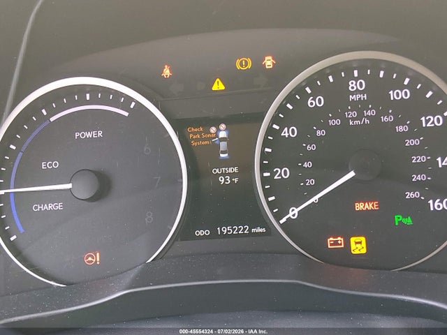 JTHBW1GG8E2074177 Lexus ES 300H