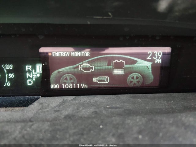 2013 Toyota Prius Three მანქანა იყიდება აუქციონზე, vin: JTDKN3DU5D1623932, აუქციონის ნომერი: 45554481