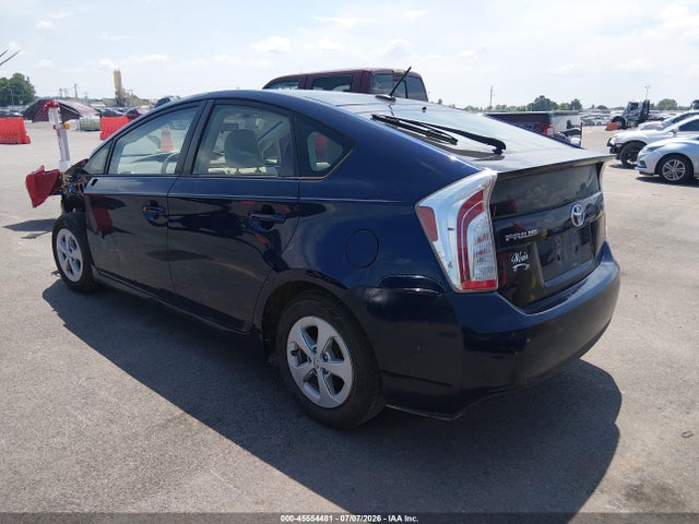 2013 Toyota Prius Three მანქანა იყიდება აუქციონზე, vin: JTDKN3DU5D1623932, აუქციონის ნომერი: 45554481