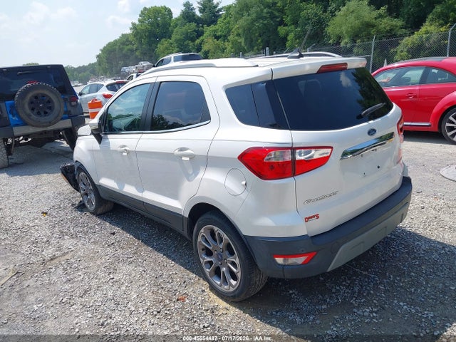 2018 Ford Ecosport Titanium მანქანა იყიდება აუქციონზე, vin: MAJ3P1VE7JC218154, აუქციონის ნომერი: 45554487