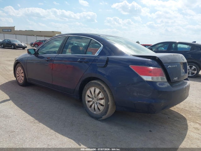 45554496 :رقم المزاد ، 1HGCP26389A142935 vin ، 2009 Honda Accord 2.4 Lx مزاد بيع