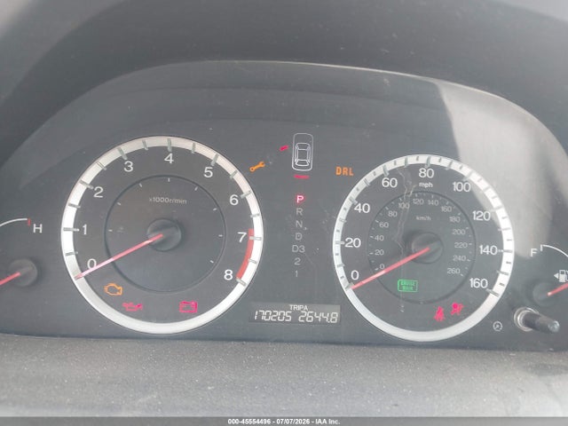 45554496 :رقم المزاد ، 1HGCP26389A142935 vin ، 2009 Honda Accord 2.4 Lx مزاد بيع