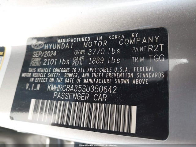 Hyundai Venue Sel 2025 KMHRC8A35SU350642 Image 9
