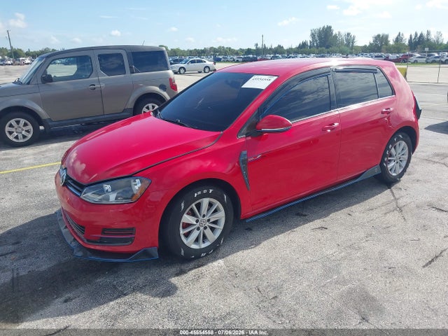 45554558 :رقم المزاد ، 3VW217AU9GM051680 vin ، 2016 Volkswagen Golf Tsi S 4-door مزاد بيع