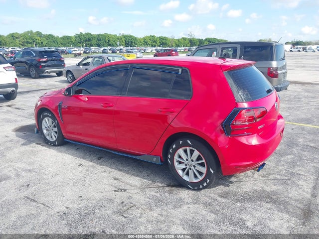 45554558 :رقم المزاد ، 3VW217AU9GM051680 vin ، 2016 Volkswagen Golf Tsi S 4-door مزاد بيع