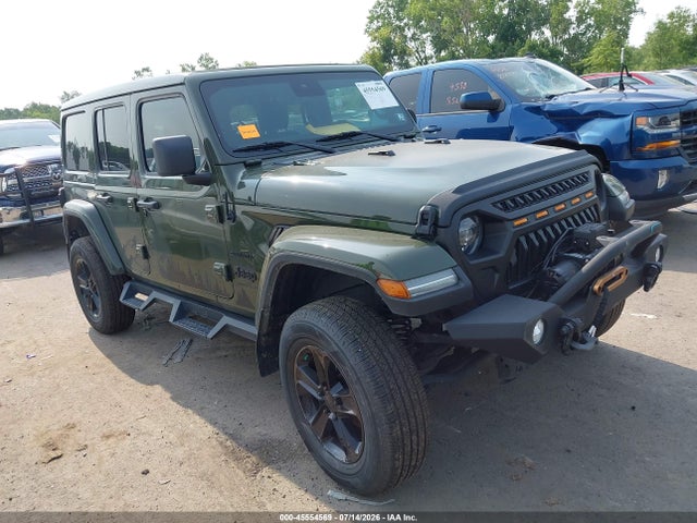 2021 Jeep Wrangler Unlimited Sahara მანქანა იყიდება აუქციონზე, vin: 1C4HJXEGXMW622459, აუქციონის ნომერი: 45554569