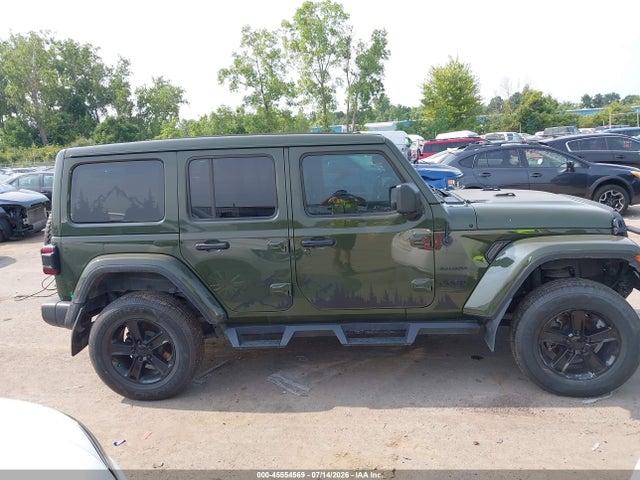 2021 Jeep Wrangler Unlimited Sahara მანქანა იყიდება აუქციონზე, vin: 1C4HJXEGXMW622459, აუქციონის ნომერი: 45554569