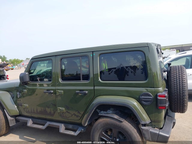 2021 Jeep Wrangler Unlimited Sahara მანქანა იყიდება აუქციონზე, vin: 1C4HJXEGXMW622459, აუქციონის ნომერი: 45554569