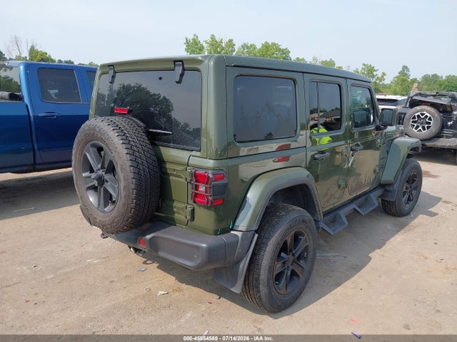 2021 Jeep Wrangler Unlimited Sahara მანქანა იყიდება აუქციონზე, vin: 1C4HJXEGXMW622459, აუქციონის ნომერი: 45554569