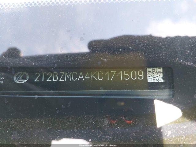 Продажа на аукционе авто 2019 Lexus Rx 350, vin: 2T2BZMCA4KC171509, номер лота: 45554573