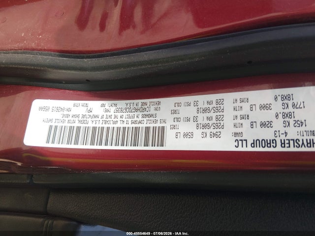 Aukcja sprzedaży 2013 Dodge Durango Sxt, vin: 1C4RDHAG7DC678397, numer aukcji: 45554649