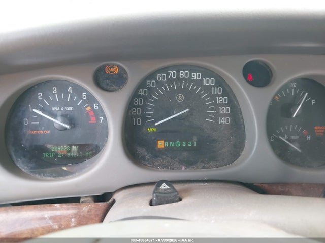 Продажа на аукционе авто 2001 Buick Lesabre Limited, vin: 1G4HR54K01U298511, номер лота: 45554671