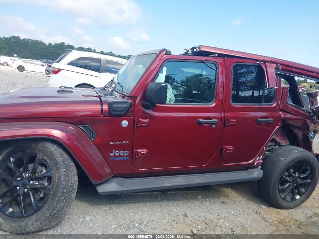 Продаж на аукціоні авто 2021 Jeep Wrangler 4xe Unlimited Sahara 4x4, vin: 1C4JJXP69MW682285, номер лоту: 45554678