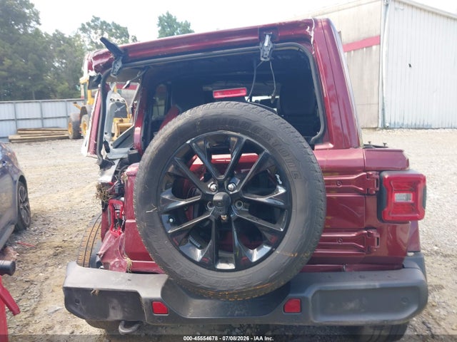Продаж на аукціоні авто 2021 Jeep Wrangler 4xe Unlimited Sahara 4x4, vin: 1C4JJXP69MW682285, номер лоту: 45554678