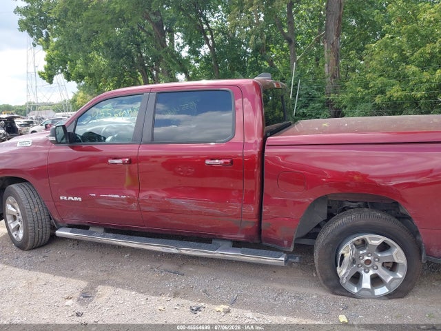 45554699 :رقم المزاد ، 1C6SRFFT5KN606958 vin ، 2019 Ram 1500 Big Horn/lone Star  4x4 5'7 Box مزاد بيع
