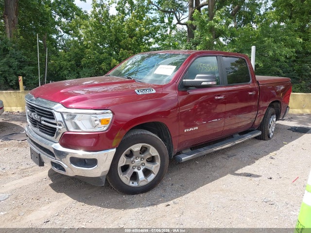45554699 :رقم المزاد ، 1C6SRFFT5KN606958 vin ، 2019 Ram 1500 Big Horn/lone Star  4x4 5'7 Box مزاد بيع