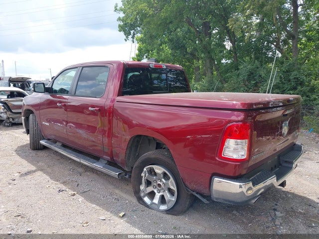 45554699 :رقم المزاد ، 1C6SRFFT5KN606958 vin ، 2019 Ram 1500 Big Horn/lone Star  4x4 5'7 Box مزاد بيع