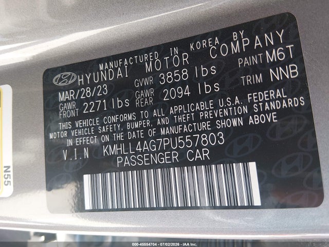 Hyundai ELANTRA SE 2023 KMHLL4AG7PU557803 Image 9