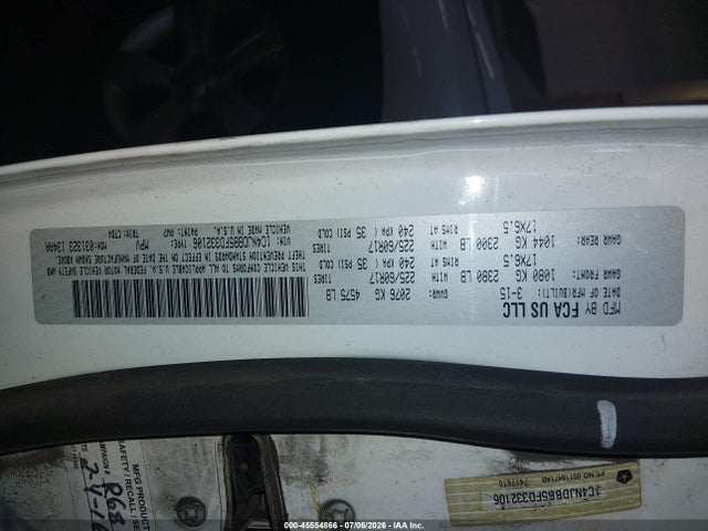 1C4NJDBB5FD332106 Jeep Compass Sport
