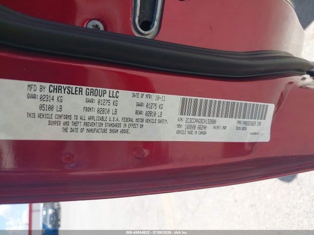 Aukcja sprzedaży 2012 Chrysler 300, vin: 2C3CCAAG9CH132880, numer aukcji: 45554922