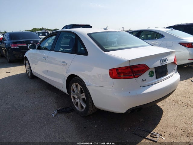 2011 Audi A4 2.0t Premium მანქანა იყიდება აუქციონზე, vin: WAUAFAFL5BN044301, აუქციონის ნომერი: 45554954