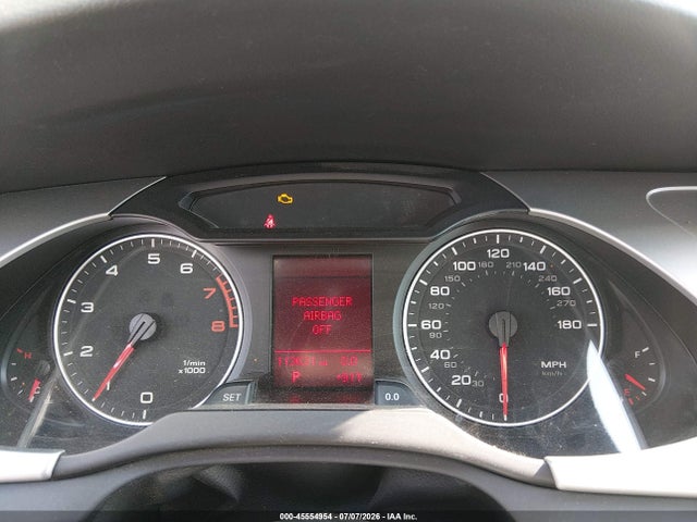 2011 Audi A4 2.0t Premium მანქანა იყიდება აუქციონზე, vin: WAUAFAFL5BN044301, აუქციონის ნომერი: 45554954
