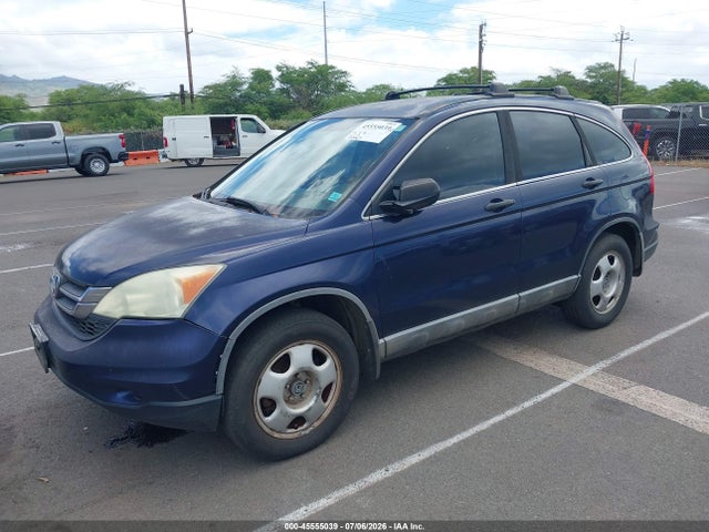 2010 Honda Cr-v Lx მანქანა იყიდება აუქციონზე, vin: 5J6RE3H38AL002193, აუქციონის ნომერი: 45555039