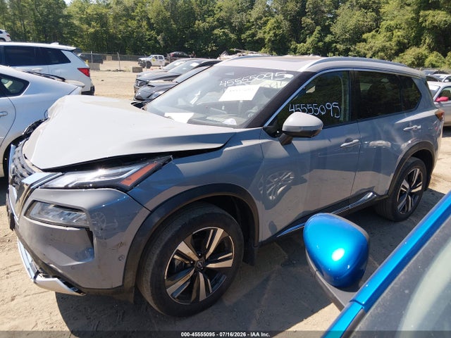 2023 Nissan Rogue Platinum Intelligent Awd მანქანა იყიდება აუქციონზე, vin: JN8BT3DD5PW301602, აუქციონის ნომერი: 45555095
