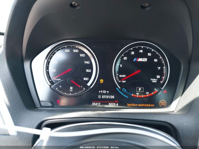 45555105 :رقم المزاد ، WBS1J3C03L7H33360 vin ، 2020 Bmw M2 Cs مزاد بيع