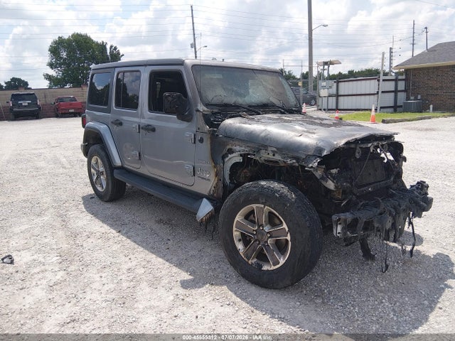 Auction sale of the 2020 Jeep Wrangler Unlimited Sahara 4x4, vin: 1C4HJXEN3LW230257, lot number: 45555312