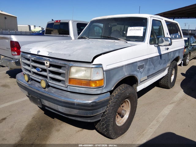 45555601 :رقم المزاد ، 1FMEU15H7PLA74048 vin ، 1993 Ford Bronco U100 مزاد بيع