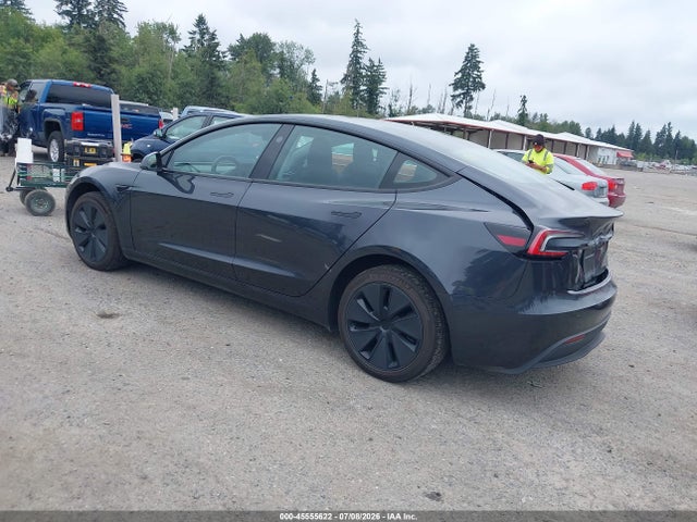 Auction sale of the 2025 Tesla Model 3 Long Range Rear-wheel Drive/standard Rear-wheel Drive, vin: 5YJ3E1EA4SF887211, lot number: 45555622