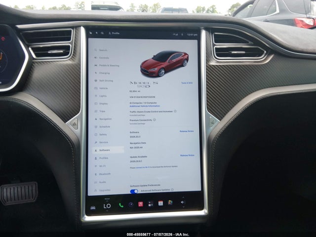 45555677 :رقم المزاد ، 5YJSA1E23GF132039 vin ، 2016 Tesla Model S 60d/70d/75d/85d/90d مزاد بيع