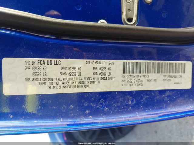 Dodge Charger Srt Hellcat Rwd 2020 2C3CDXL97LH176746 Image 9