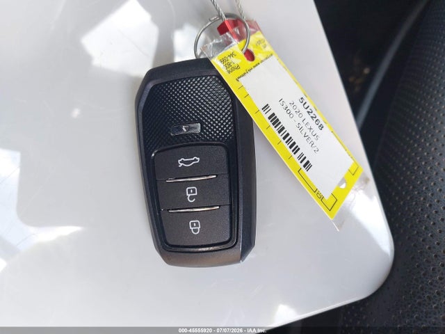Aukcja sprzedaży 2020 Lexus Is 300, vin: JTHAA1D24L5106752, numer aukcji: 45555920
