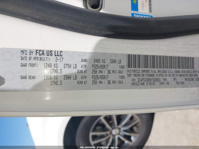 3C4PDCAB5HT608261 Dodge JOURNEY SE