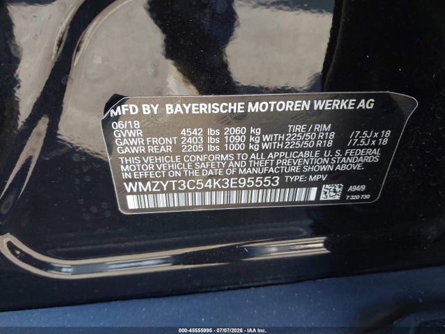 Mini Countryman Cooper S 2019 WMZYT3C54K3E95553 Image 9