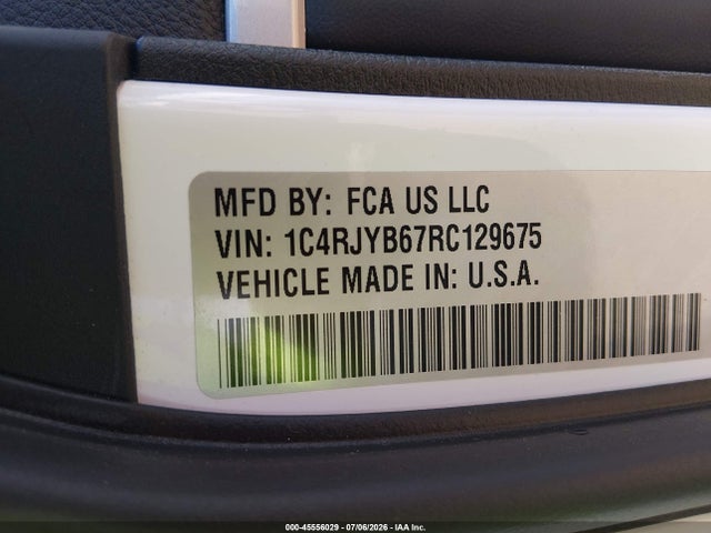 1C4RJYB67RC129675 Jeep Grand Cherokee 4xe