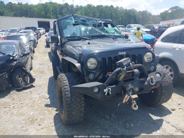2015 Jeep Wrangler Unlimited Rubicon მანქანა იყიდება აუქციონზე, vin: 1C4BJWFG1FL715227, აუქციონის ნომერი: 45556152