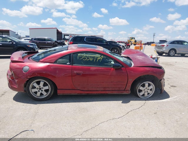 2001 Mitsubishi Eclipse Gt მანქანა იყიდება აუქციონზე, vin: 4A3AC54H51E055022, აუქციონის ნომერი: 45556178