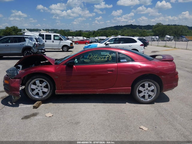 2001 Mitsubishi Eclipse Gt მანქანა იყიდება აუქციონზე, vin: 4A3AC54H51E055022, აუქციონის ნომერი: 45556178