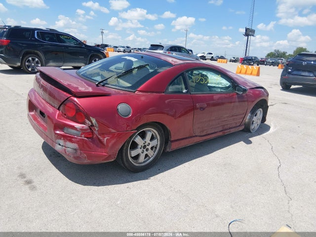 2001 Mitsubishi Eclipse Gt მანქანა იყიდება აუქციონზე, vin: 4A3AC54H51E055022, აუქციონის ნომერი: 45556178