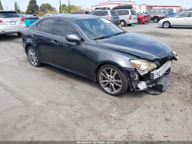 Продаж на аукціоні авто 2007 Lexus Is 250, vin: JTHBK262575028492, номер лоту: 45556199